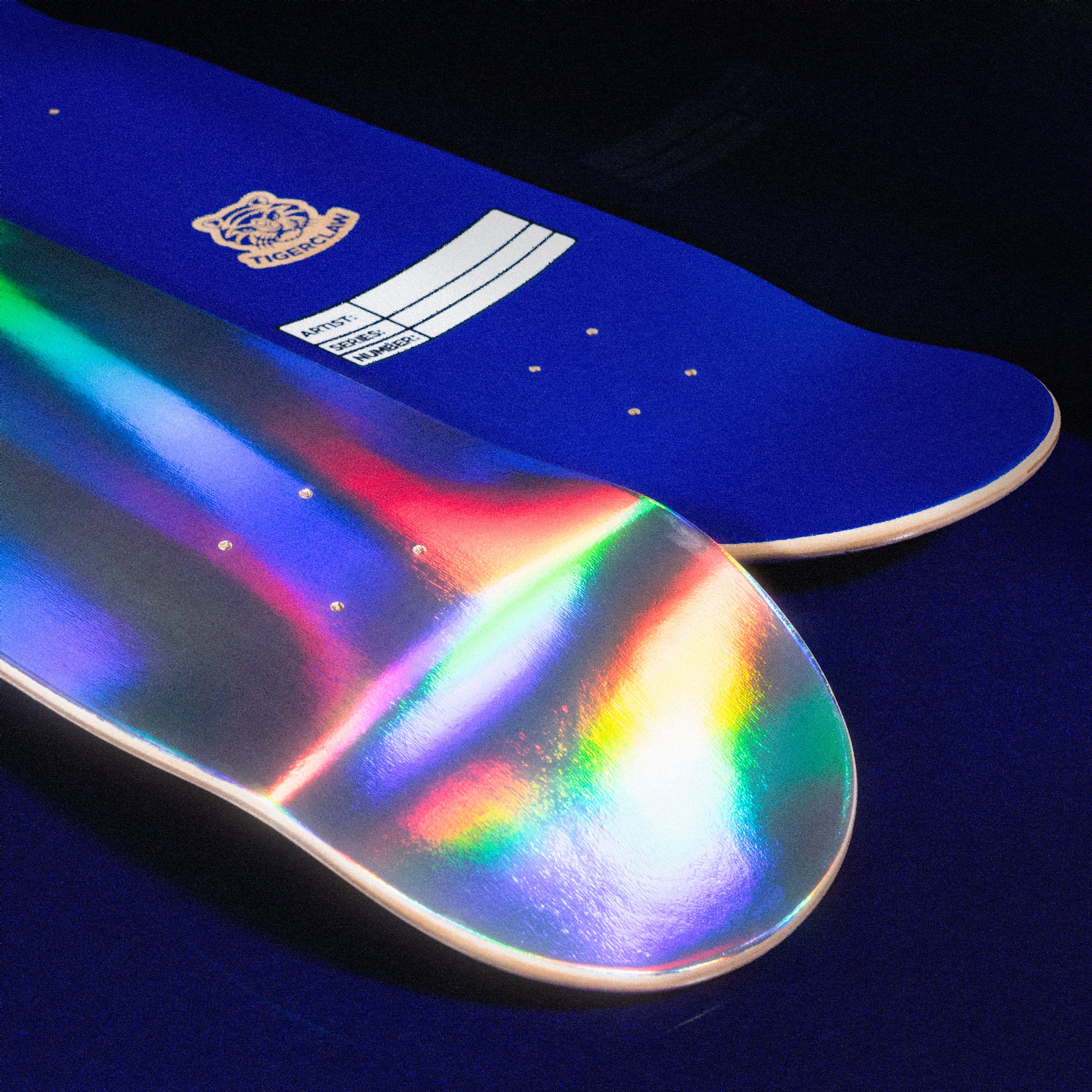 Iridescent Skateboard deck