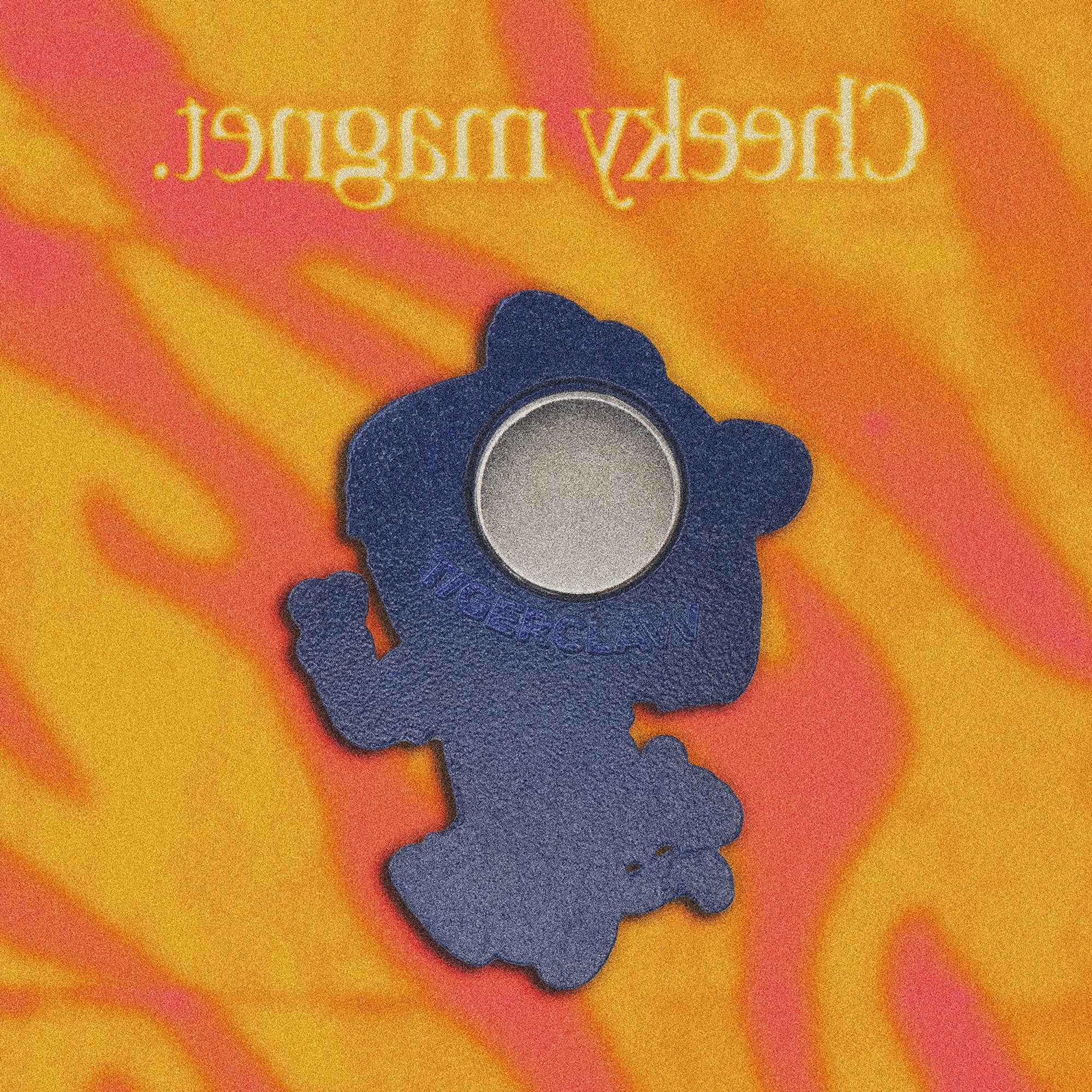 SKATING TIGER MAGNET