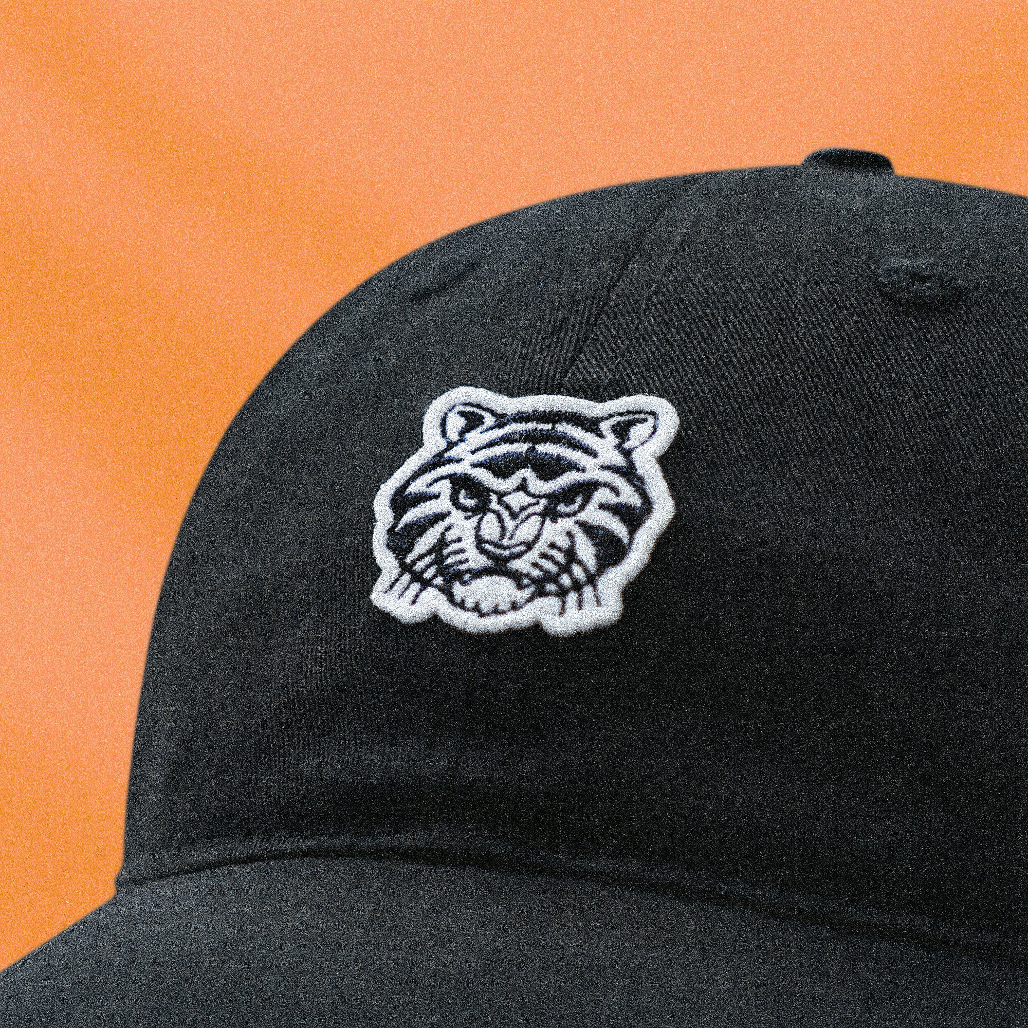 Classic Black Tiger Strapback