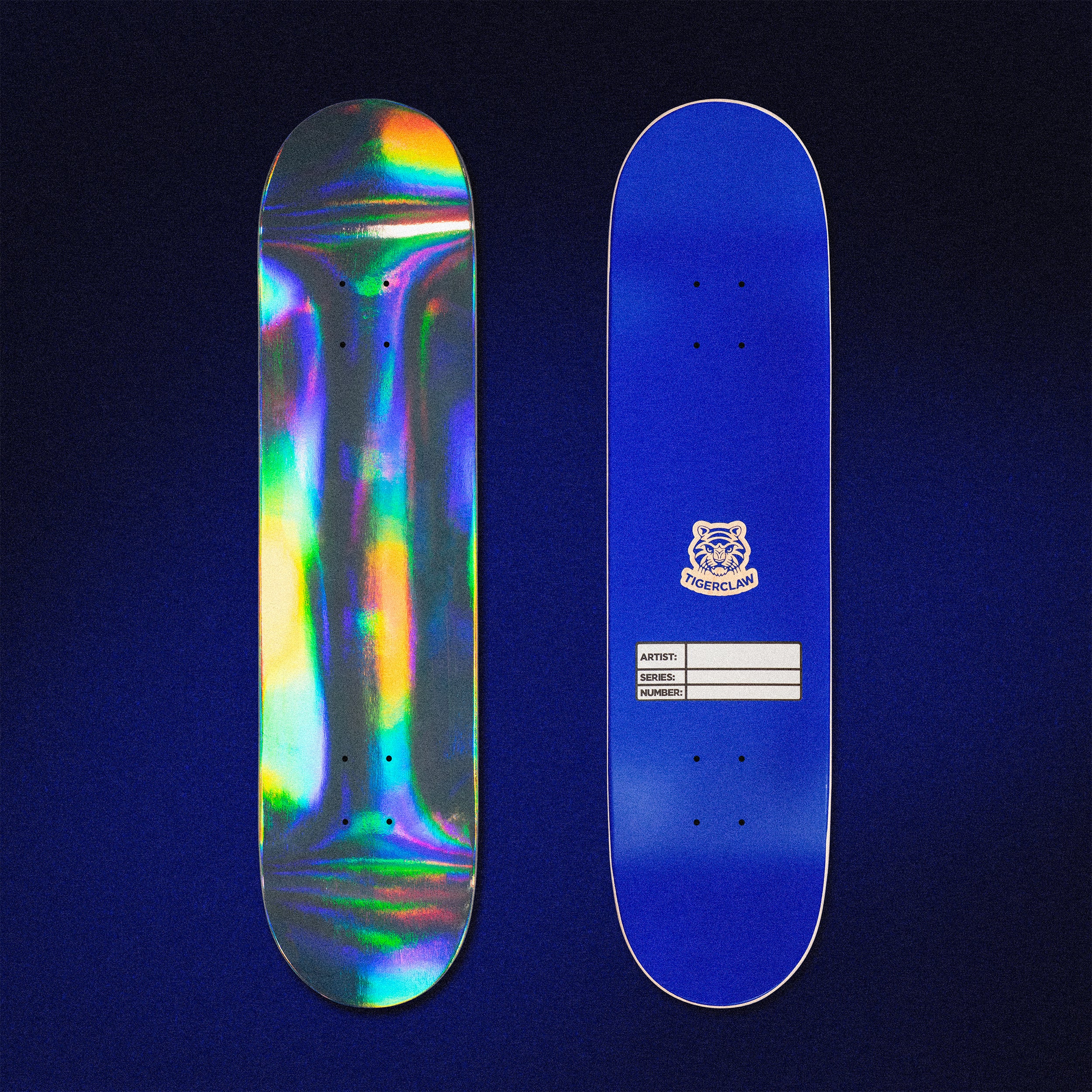 Iridescent Skateboard deck