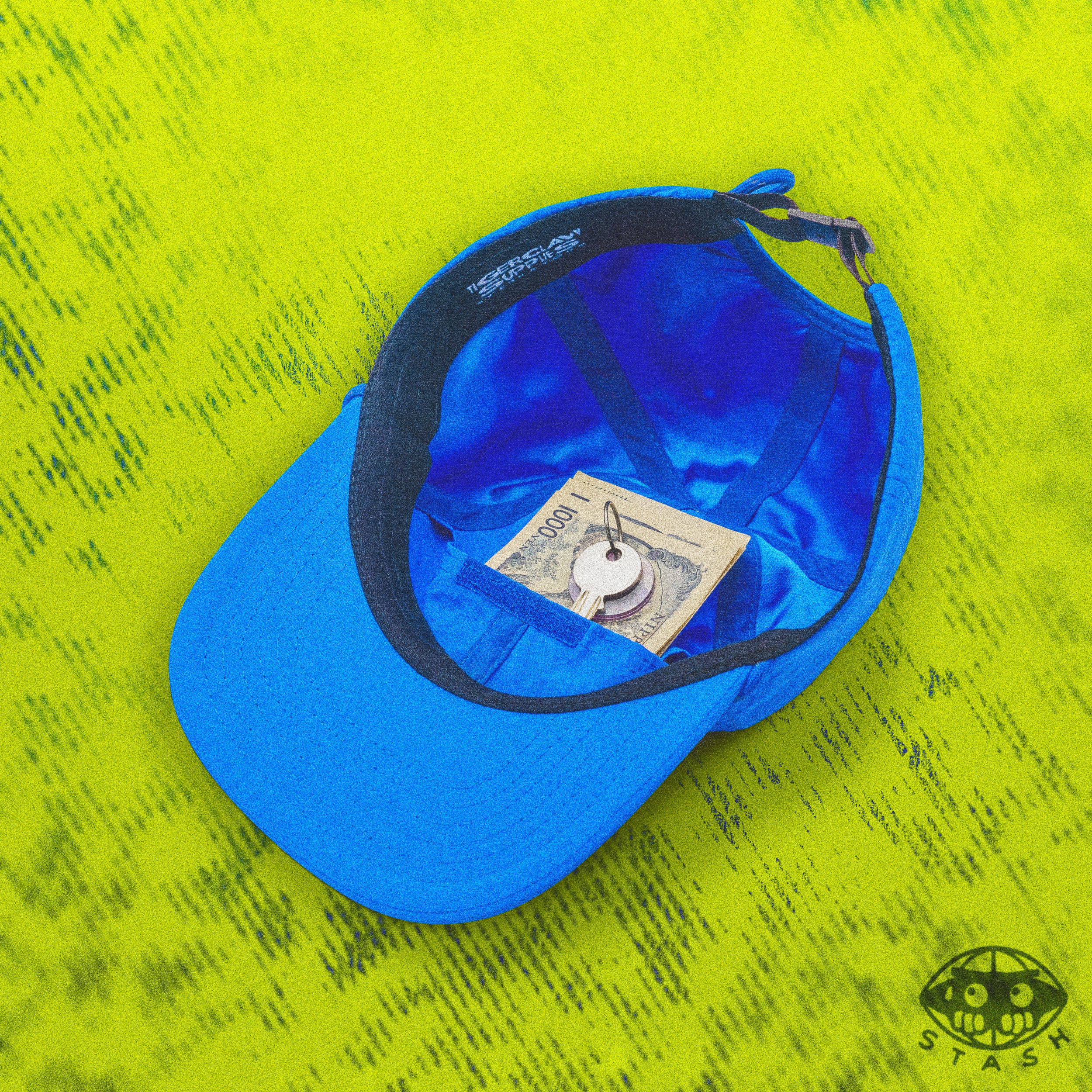 Electric Blue Strapback