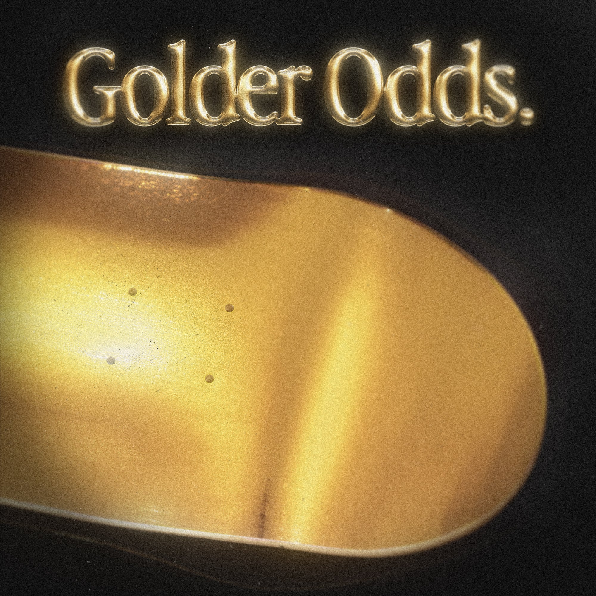 Gold Skateboard deck