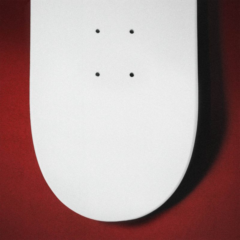 White Skateboard deck - Image 3