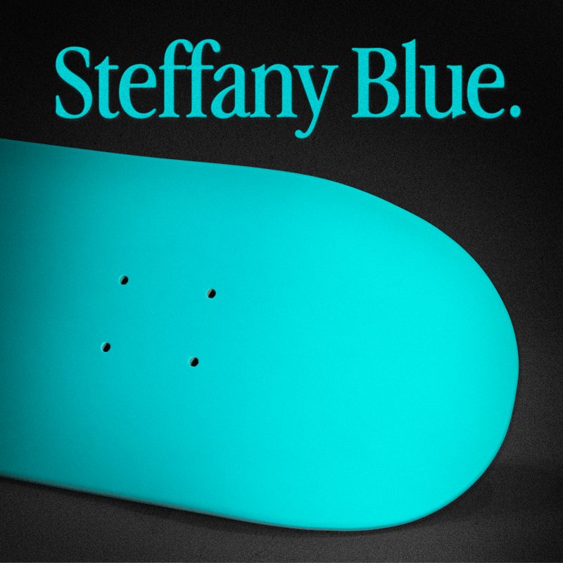 Steffany Blue Skateboard deck