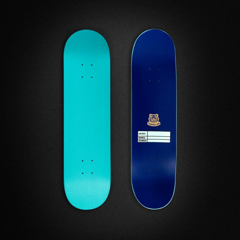 Steffany Blue Skateboard deck - Image 2