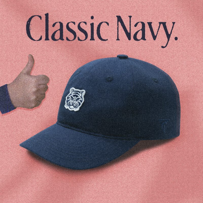 Classic Navy Tiger Strapback