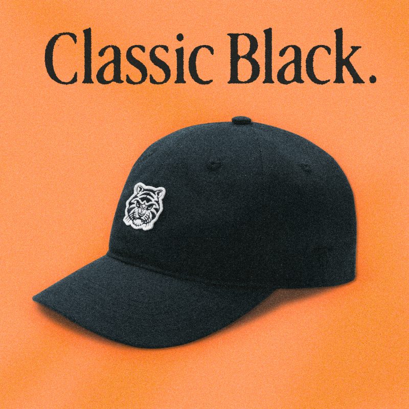 Classic Black Tiger Strapback