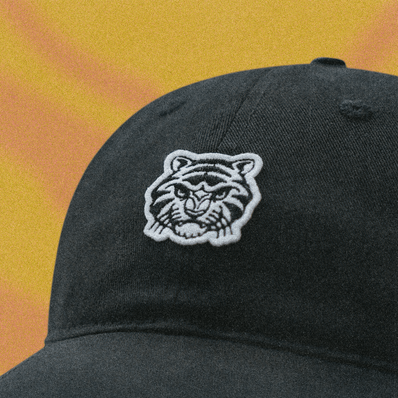 Classic Black Tiger Strapback - Image 2