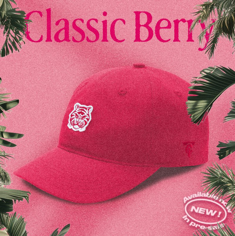 Classic Berry Tiger Strapback (PRESALE)